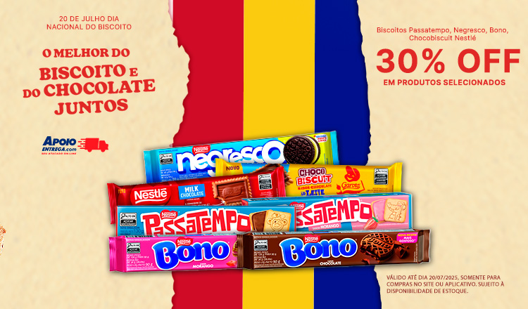 Nestlé: Dia 20 de Julho Dia Nacional do Biscoito ate 20/07